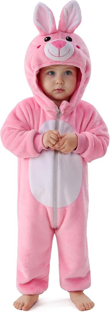 Spooktacular Creations Halloween Baby Animal Costume, Toddler Hooded Jumpsuit for Baby Halloween Dress Up Costume Party, 12-28 Months