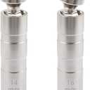 Salior 16mm&14mm Spark Plug Socket,Thin Wall 12 Points 3/8" Drive Spark Plug Removal Tool Compatible with BMW Nissan More Car,CRV Steel Magnetic Spark Plug Socket Set Car Tools (14mm+16mm)