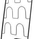 Cabilock Multi-Layer Slipper Rack 3-Tier Metal Slippers Storage Shelf Space Saving Indoor Shoe Organizer for Entryway Bathroom Living Room 18X10X7.7 Inch