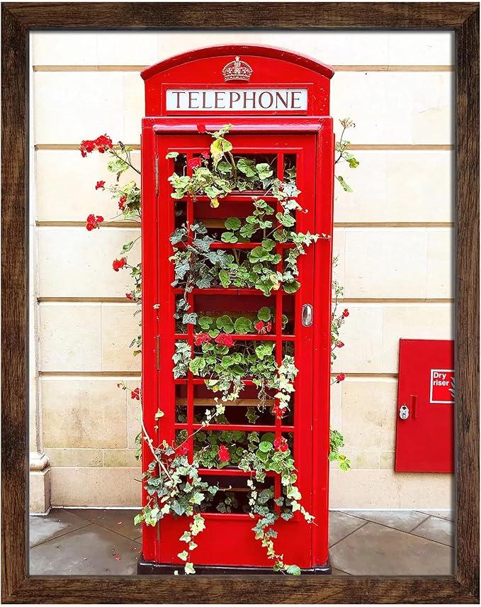 SESEAT 11x14 Picture Frame Pack of 2, Display Pictures 8x10 with Mat or 11x14 Without Mat,Wall Mounting Photo Frame, Rustic Brown