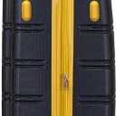 Rockland Melbourne Hardside 3 Piece Expandable Spinner Wheel Luggage Set, (20"/24"/28"), Navy