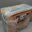 Geiserailie 6 Pcs 13 x 13 Inch Cube Storage Bins Fabric Storage Organizer Bins Foldable Cube Baskets with Sturdy Carry Handles Wicker Baskets for Home (Macaron Color)