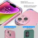 ORETECH for iPhone 15 Plus Case iPhone 14 Plus Case, with [2 x Screen Protectors] [15 Ft Military Grade Drop Test] [Camera Protection] Shockproof Slim Thin iPhone 15/14 Plus Cover 6.7" Rosegold