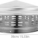 Lurrose Chimney Cap: 304 Stainless Steel Chimney Cover - 15 Inch Round Fireplace Vent Cover for Outdoor Fireplace and Stove