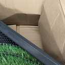 LOOBANI Dog Grass Pad with Tray - Dog Litter Box - Indoor Potty for Apartment and Patio Training - with 2 Packs Grass Pee Pads for Replacement, 16x20 Inch