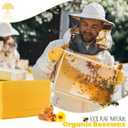 Eco-Lux 14.4 oz Beeswax Block  100% Pure Yellow Beeswax for Candle Making, DIY Makeup, Lip Balms, Crafts, Wood Conditioning, Leather Care & Natural Home Projects  Filtered, Premium Quality Wax Bar