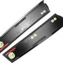 Pair Door Applique Rear Left and Right Rearward C Pillar for Chevrolet Chevy Tahoe for Cadillac Escalade for GMC Yukon 2015-2018 Gloss Black Door Window Trim Molding Panel Replaces 926-245 926-246