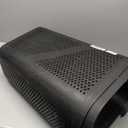 Mind Reader 60L Slim Laundry Hamper, Clothes Basket, Lid, Ventilated, Plastic, Set of 2, Black