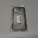 Compatible with iPhone 16 Plus Case 6.7" 2024, Cute Kawaii Curly Wave Frame Shape Soft Silicone Shockproof Protective Phone Cover for Women Girls, Clear/Black