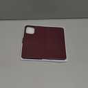 Compatible with iPhone 16 Pro Max Genuine Leather Wallet caseRFID Blocking4 Credit Card HolderReal Leather Flip Folio Book Phone case Cover Women Men for Apple 16 ProMax case Wine Red