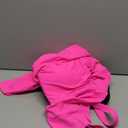 Yonique Womens Plus Size Tankini Swimsuits with Black Shorts Flounce Two Piece Bathing Suit Hot Pink Swimwear XXL