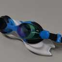 Speedo Kids' Swim Goggles Skoogle Ages 3-8 (Black Blue/Jade/Emerald)