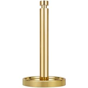 Ivilon Paper Towel Holder Stand - Steady and Easy Tear - Fits All Paper Towel Rolls - Gold Polished