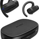 The Next Generation Open Ear Headphones, OpenBuds2022 Launched, True Wireless Earbuds with Earhooks, Bluetooth Workout Headphones, 18 Hours Playtime with Case, IPX7 Waterproof, Black