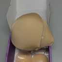 Invisible Strapless Sticky Bra Push up for Women, Ultra Adhesive Bra for Backless Dress, Cleavage Bra Lift Novelty Bras (A Cup, Light Beige)