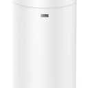 71 Liter / 18.8 Gallon Commercial Open Top Trash Can, Big Capacity, Brushed Stainless SteelWhite