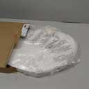 Centoco 3800SC-001 Elongated Plastic Toilet Seat with Safety Close, Light Weight Residential, White