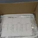 Purse Organizer for Closet, with Bottom Drawer, Extra Large Capacity 3 Tier Handbag Storage Rack for Women, 10 Purse Hanger and Hooks for Bag Organizer, Floor-Standing, Home, Living Room (White)