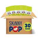 SkinnyPop Popcorn, Original, Whole Grain, Dairy-Free Snack, 0.65oz Bags (30ct) BBD: 01.15.2025