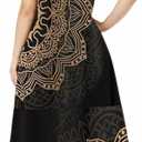 Women's Summer Maxi Dress Long Dress Casual Boho Sleeveless Strap Smocked Tiered Long Beach Sun Dresses