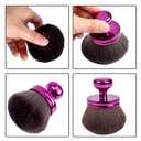 2 x Extra Large Self Tanning Brush, Wide Head Body Makeup blending Brush Oval Self Tan Back Applicator Sunscreen Applicator for Sunscreen Foundation Back Leg Arm Face Body (Purple)