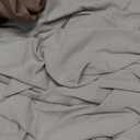 Monbix Queen Comforter Set - 7 Pieces Cationic Dyeing Brown Bed in a Bag Queen Bedding Sets with Comforter, Sheets, Pillowcases & Shams, Reversible Bedding Comforters Sets
