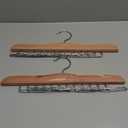 TOPIA HANGER American Red Cedar Wooden Tie Racks for Closet, 24 Tie Hangers Organizer, High-Grade Space Saving Necktie Holder for Storage and Display Bra, Tank Top, Camisole (1-Pack) CT14T