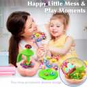 Kids Craft Kits with Light and Music, Arts and Crafts for Kids 4-6 8-12, DIY Flower Bouquets Press Kits, 4 5 6 7 8 Year Old Girl Birthday Gifts, Educational Preschool Travel Toys for Girls Boys