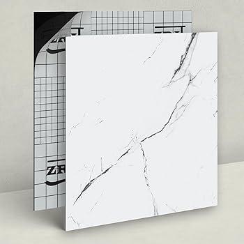 10 Pack Cover 10 Sq.Ft Peel and Stick Floor Tiles, 12 x 12 Self Adhesive Vinyl Flooring Easy DIY Installation for Kitchen, Living Room, Laundry