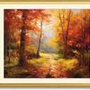 Art Shoppe Framed Print Wall Art, Vintage Wall Dcor for Living Room, Bedroom, Office, High-Resolution Image on Premium Art Paper, 3/4" Frame with Plexiglass Front, Ready to Hang, 17"x21"