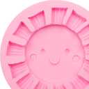 26 Capital Letter Fondant Molds, 3D Letters Hemp Rope Cake Decorating Molds, Cartoon Smile Sun Shaped Silicone Chocolate Molds for Birthday Cupcake Topper Cookie Plaster Clay Resin