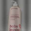 ATTITUDE Baby 2-in-1 Shampoo & Body Wash, EWG Verified, Fragrance Free & Dermatologically Tested, Vegan, Unscented, 16 Fl Oz