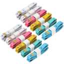 Tape Measures 24 Pack Measuring Tape Bulk for Body Sewing Tailor Cloth Craft Supplies Knitting Projects Measurement Double Scale 150cm/60inch (Multicolored)