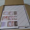 SNSLXH 5 Pack Stackable Closet Storage Basket, Multifunctional & Foldable Closet Organizer for Bathroom Kitchen Laundry Room Wardrobe Storage, Space-Saving Clothes Storage Drawer Organizer, White