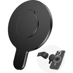 CloudValley for DJI N55 Magnetic Phone Holder Clamp - for Magsafe DJI Osmo Mobile 8/7P/7/SE/6/5/4 Adapter Magnets Clip Clamp Quick-Release Mount for OM Gimbal Stabilizer Accessories, Black