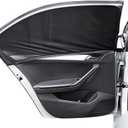 Car Window Sun Shade, 2 PCS Double Layer Design Car Rear Window Breathable Sunshade, UV Rays Sun Glare Privacy Protection for Baby, Kids, Adults, Universal for Most Cars, SUVs,
 2 Pack