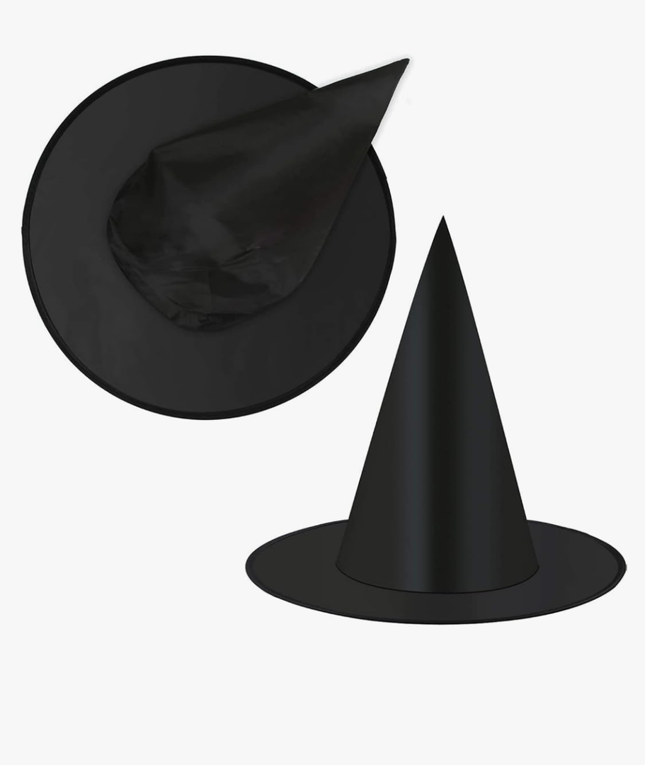 6 Pieces Halloween Black Witch Hats Halloween Party Dress Witch Hats for Party Favorv