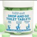 Toilet Deodorizer Tablets – Drop One In and Go – 60 Count Citrus Scent – Odor Elimination for Bathroom – Replaces Toilet Spray – Long Lasting – Fresh Bowl Freshener