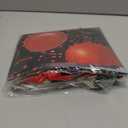 Red Black Birthday Decorations, Happy Birthday Banner, Backdrop, Balloons, Honeycomb Balls, Star Foil Balloons, Stars Hanging Swirls & Cake Topper for Baby Boys Girl Men Women Birthday Decoration