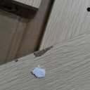 Garvee Vanity Desk with Square Mirror, 35.4 Makeup Vanity Table with Shelves, 4 Fabric Drawers Storage, Modern Dressing Table for Bedroom, Gift for Girls (Natural)