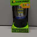 LUXPRO Rechargeable Dual-Power 1100 Lumen LED Lantern for Up to 150 Hours of Use - Camping Lantern with Built-in Power Bank - Dimmable LED Light with IPX4 Water-Resistant Rating (Camping Lantern)