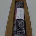 Curtain Rods for windows 32-62 inch, 5/8 inch Decorative Brown Splicing Heavy Duty Metal Curtain Rod set with Brackets
