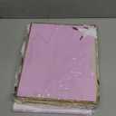 ReliThick 12 Pack Metallic Paper Gift Bag with Handles and Tissue Paper 11.8 x 10 x 4'' Thank You Favor Bag for Valentine's Day Birthday Party Wedding Favor Bridesmaid Gifts(Lavender, Gold)