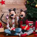 Animal Ears Headband Lace Hairband with Bowknot Halloween Costume for Girls Women