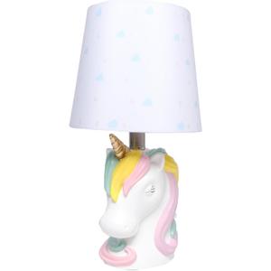Unicorn Lamp for Girls Bedroom - 15", Girls Lamp for Kids Room - Cute Birthday Gifts for All Ages: Toddler Boys, Children 3 4 5 and Up Years Old, Kids Table Lamp, Pink Bedside Lamp