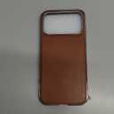 NOMAD Modern Leather Case English Tan Compatible with iPhone 17 Pro Leather Magsafe Charging Compatible Phone Case for iPhone 17 Pro