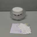 Semi Flush Mount Ceiling Light, Globe Glass Ceiling Light Fixture, Oil Rubbed Bronze with Gold Trim Modern Lighting for Hallway Bedroom Entryway Kitchen Porch, Bulb Not Included (9.38 inch)