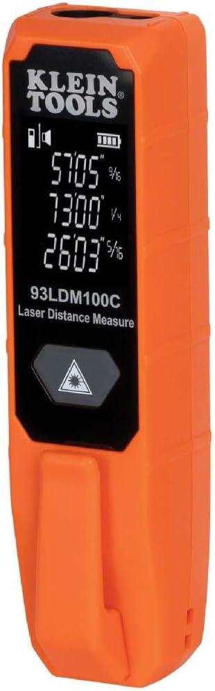 Klein Tools Laser Distance Measure, Measures in Feet, Inches, Meters