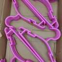 60 Pack White Baby Hangers 11.42 Inch - Kids Non-Slip Clothes Hangers for Infant & Child, Durable Plastic Children's Hangers for Closet, Pants, Coats, Skirts