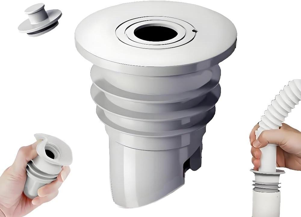 Washing Machine Drain Hose Seal.Floor Drain Plug Sewer Pipe Seal Sealing Cover. Sink Drain Pipe Silicone Seal,Wash Basin Drain Pipe Seal. 1.77in -1.96in [M (45-50mm)]